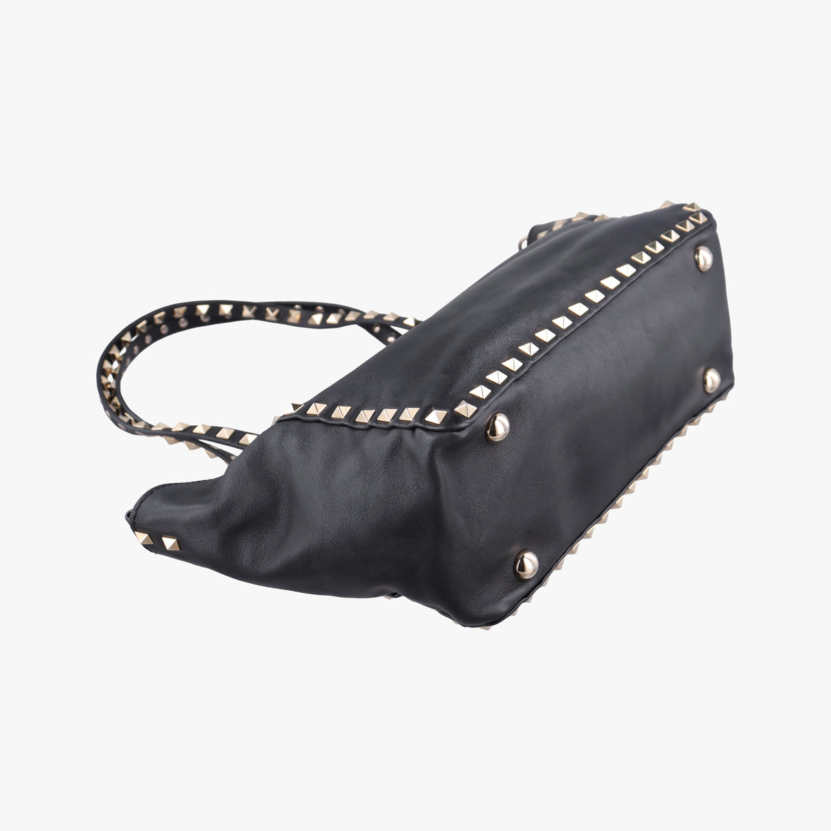 Rockstud Black Leather Lot number unknownロックスタッズ ブラック レザー 製番不明