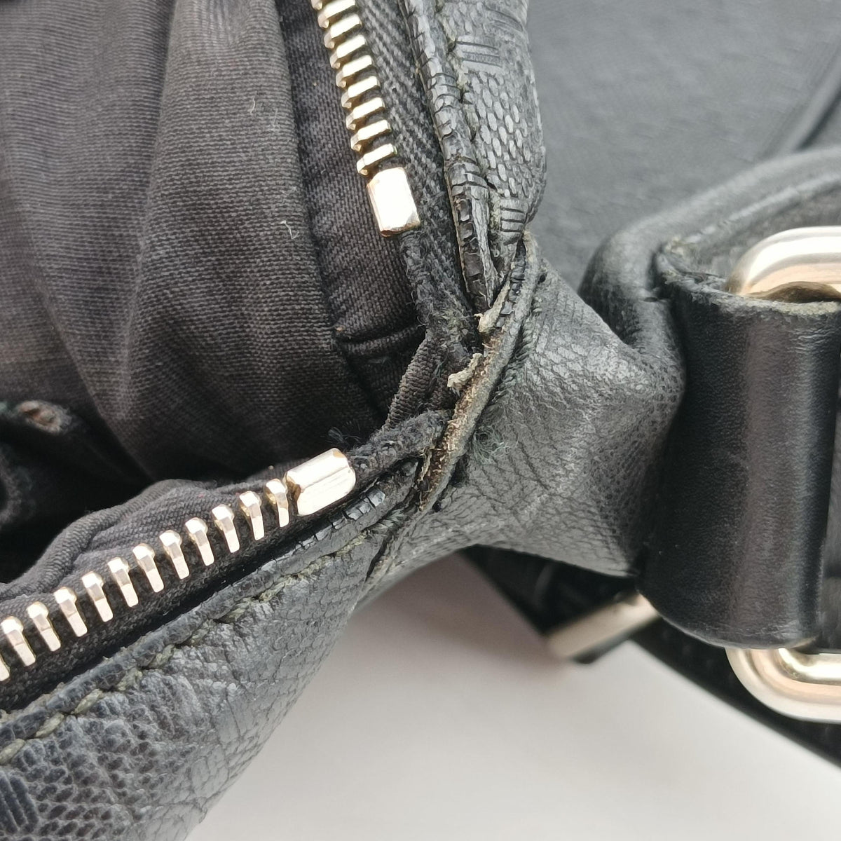 Diamante Messenger Black leather 201448 Lot number unknownディアマンテ メッセンジャー ブラック レザー 201448 製番不明