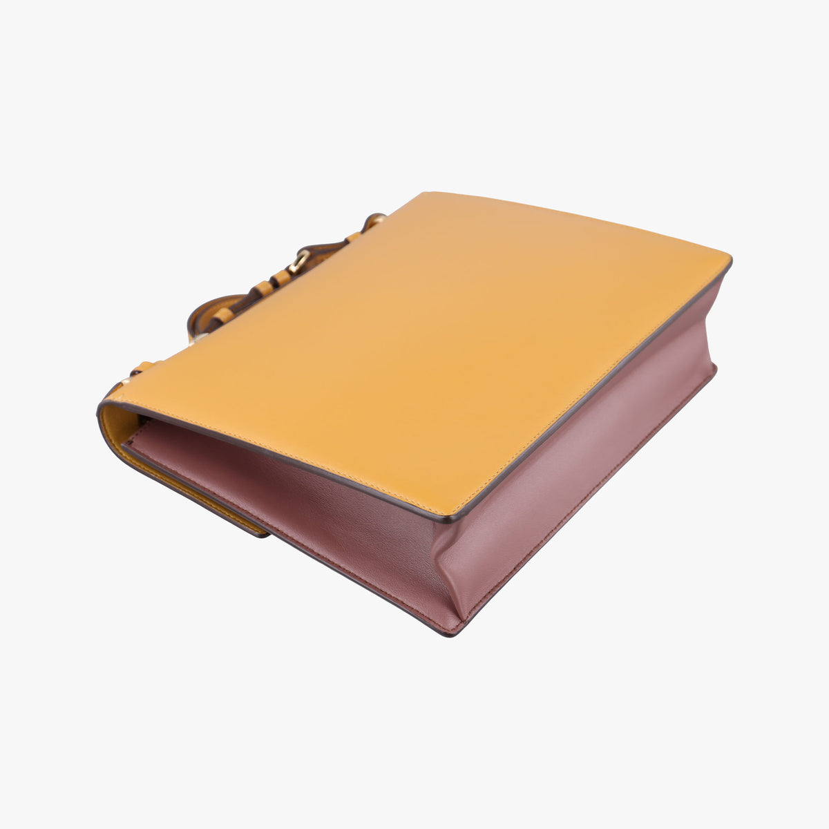 Marisol Brown×Beige ×Yellow Leather DY-21 F576マリソル ブラウン×ベージュ×イエロー レザー DY-21 F576