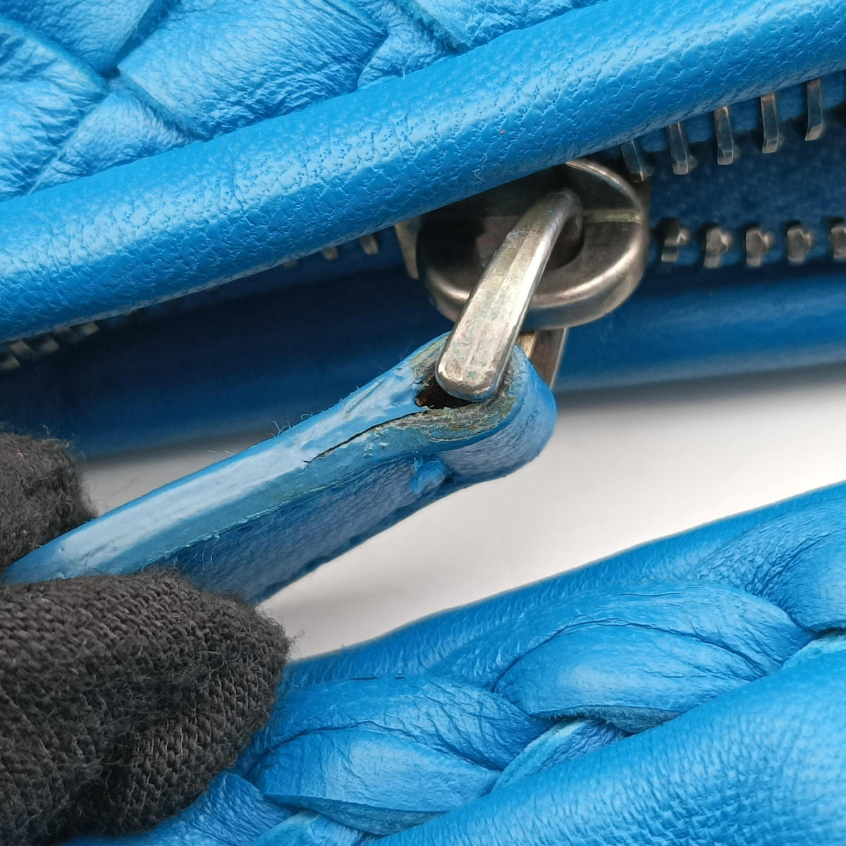 Intrecciato Blue lambskin 232499 V0016 4665 EPEV 2009 5813 Aイントレチャート ブルー ラムスキン 232499 V0016 4665 EPEV 2009 5813 A