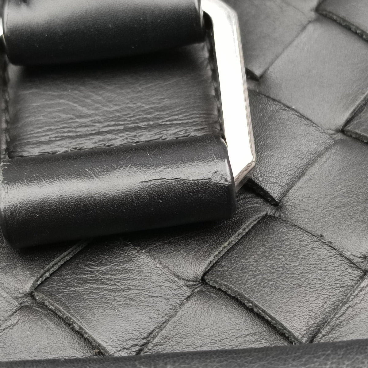 Intrecciato Business Black Lambskin 651580 P01530460Fイントレチャート ビジネス ブラック ラムスキン 651580 P01530460F