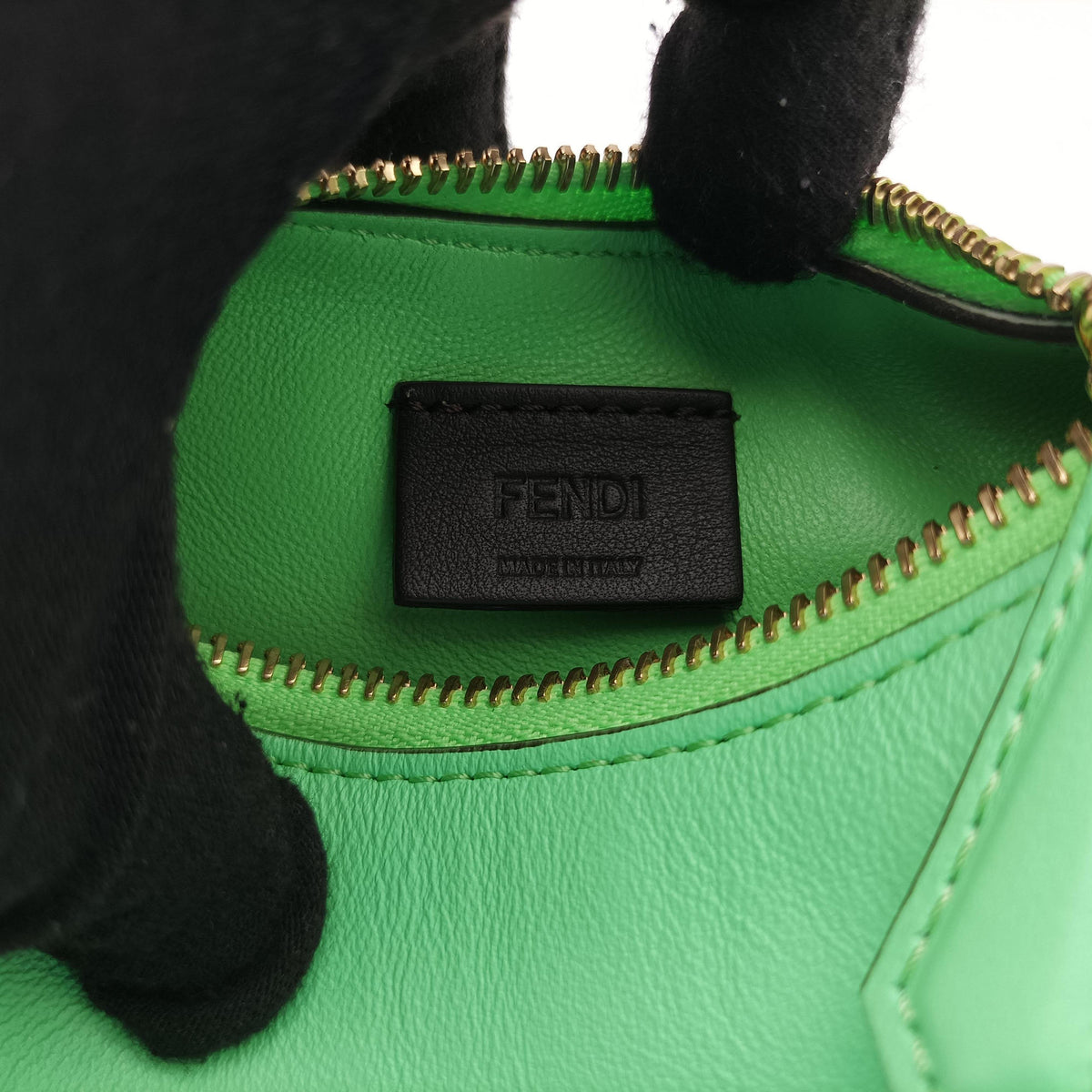 Nano Fendigraphy Green Leather 7AS089 7AS089 AKKT 238.0189ナノ フェンディグラフィー グリーン レザー 7AS089 7AS089 AKKT 238.0189