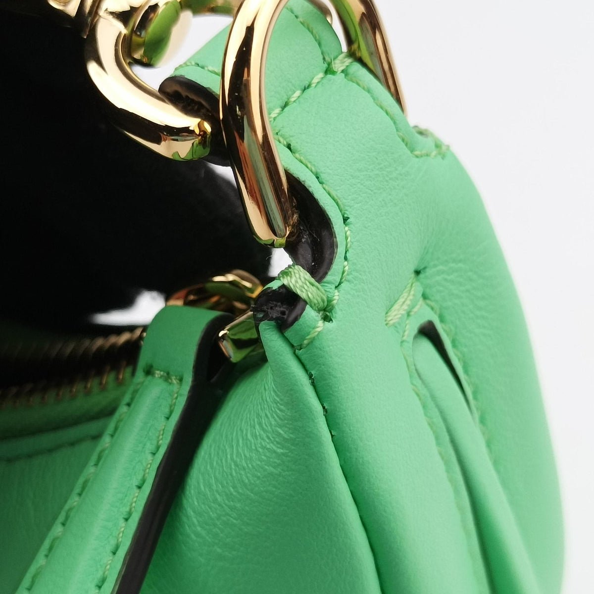 Nano Fendigraphy Green Leather 7AS089 7AS089 AKKT 238.0189ナノ フェンディグラフィー グリーン レザー 7AS089 7AS089 AKKT 238.0189