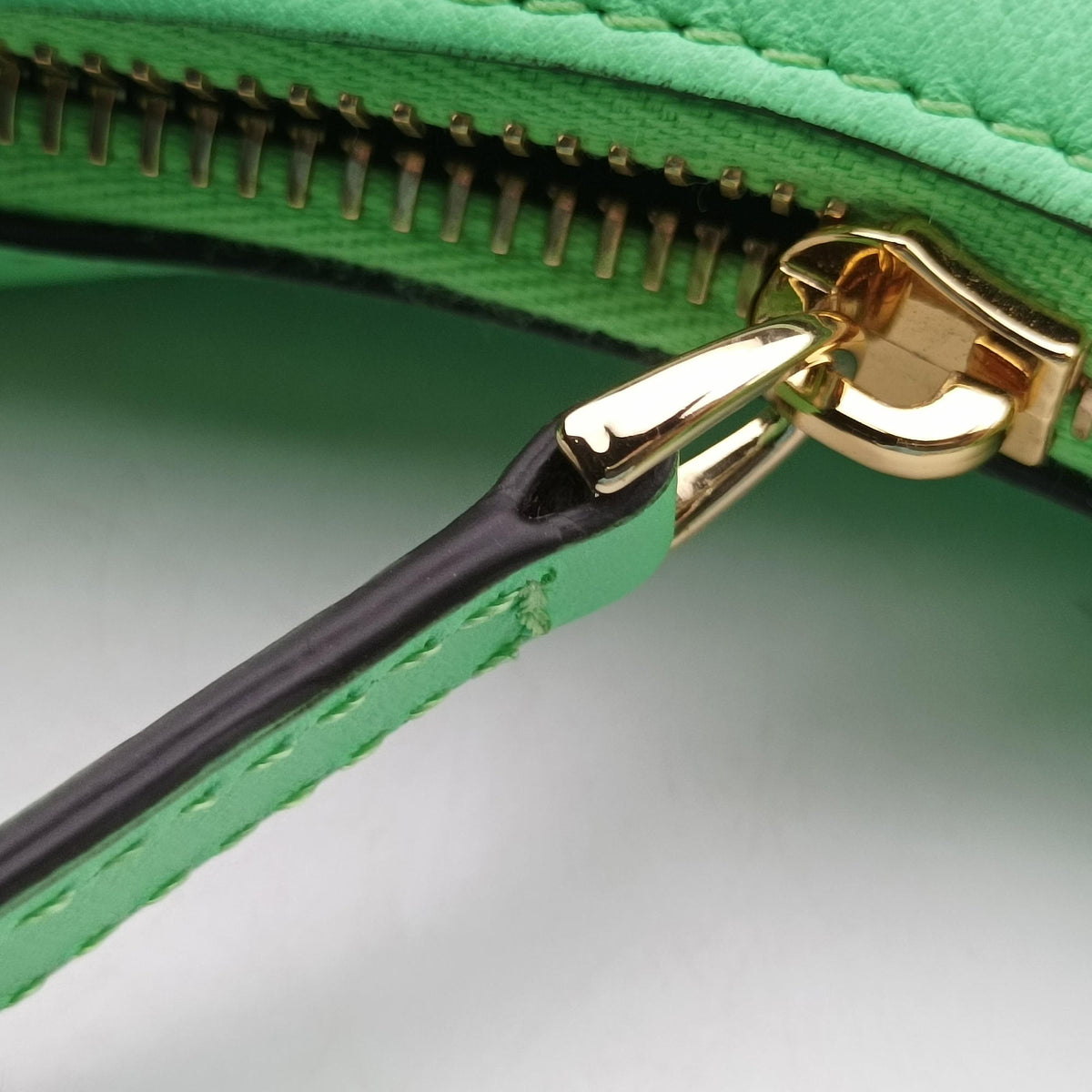 Nano Fendigraphy Green Leather 7AS089 7AS089 AKKT 238.0189ナノ フェンディグラフィー グリーン レザー 7AS089 7AS089 AKKT 238.0189