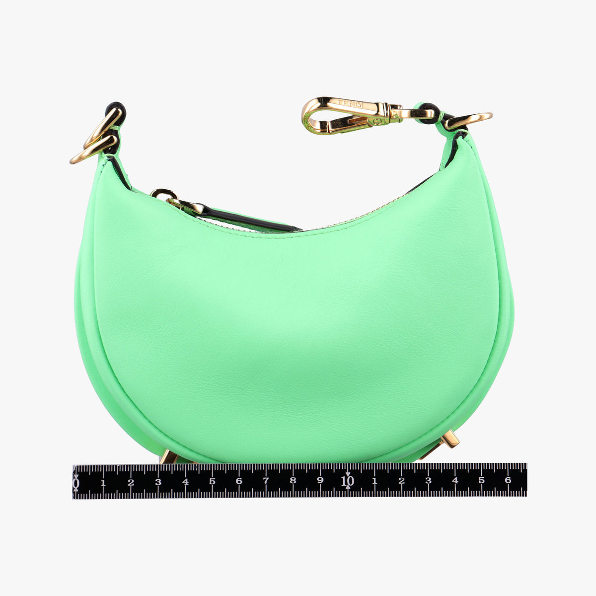 Nano Fendigraphy Green Leather 7AS089 7AS089 AKKT 238.0189ナノ フェンディグラフィー グリーン レザー 7AS089 7AS089 AKKT 238.0189