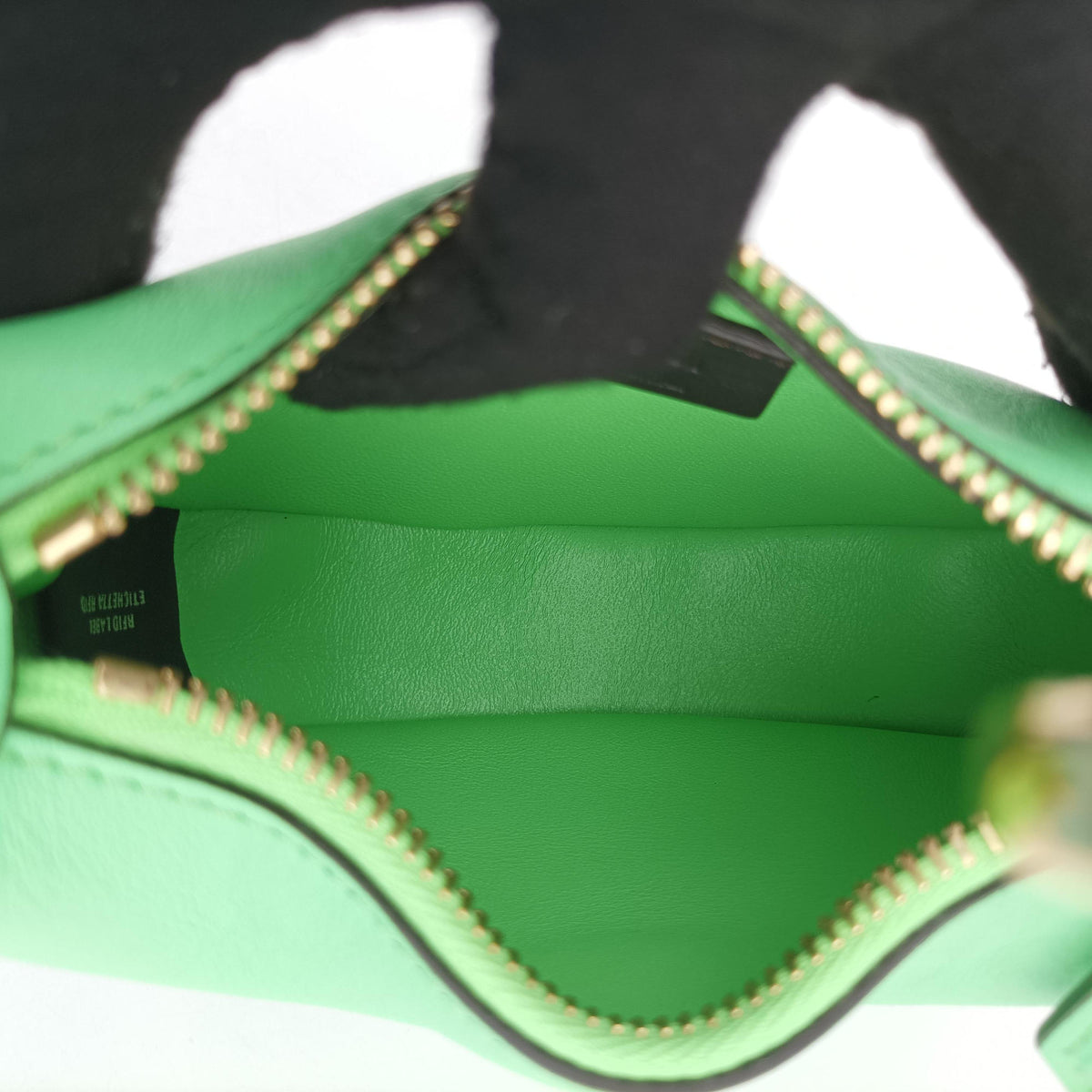 Nano Fendigraphy Green Leather 7AS089 7AS089 AKKT 238.0189ナノ フェンディグラフィー グリーン レザー 7AS089 7AS089 AKKT 238.0189