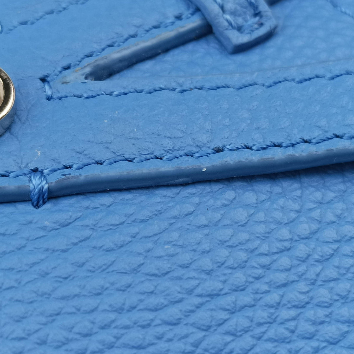 Saddle pouch Blue Leather 19-BO-1109 Xサドルポーチ ブルー レザー 19-BO-1109 X