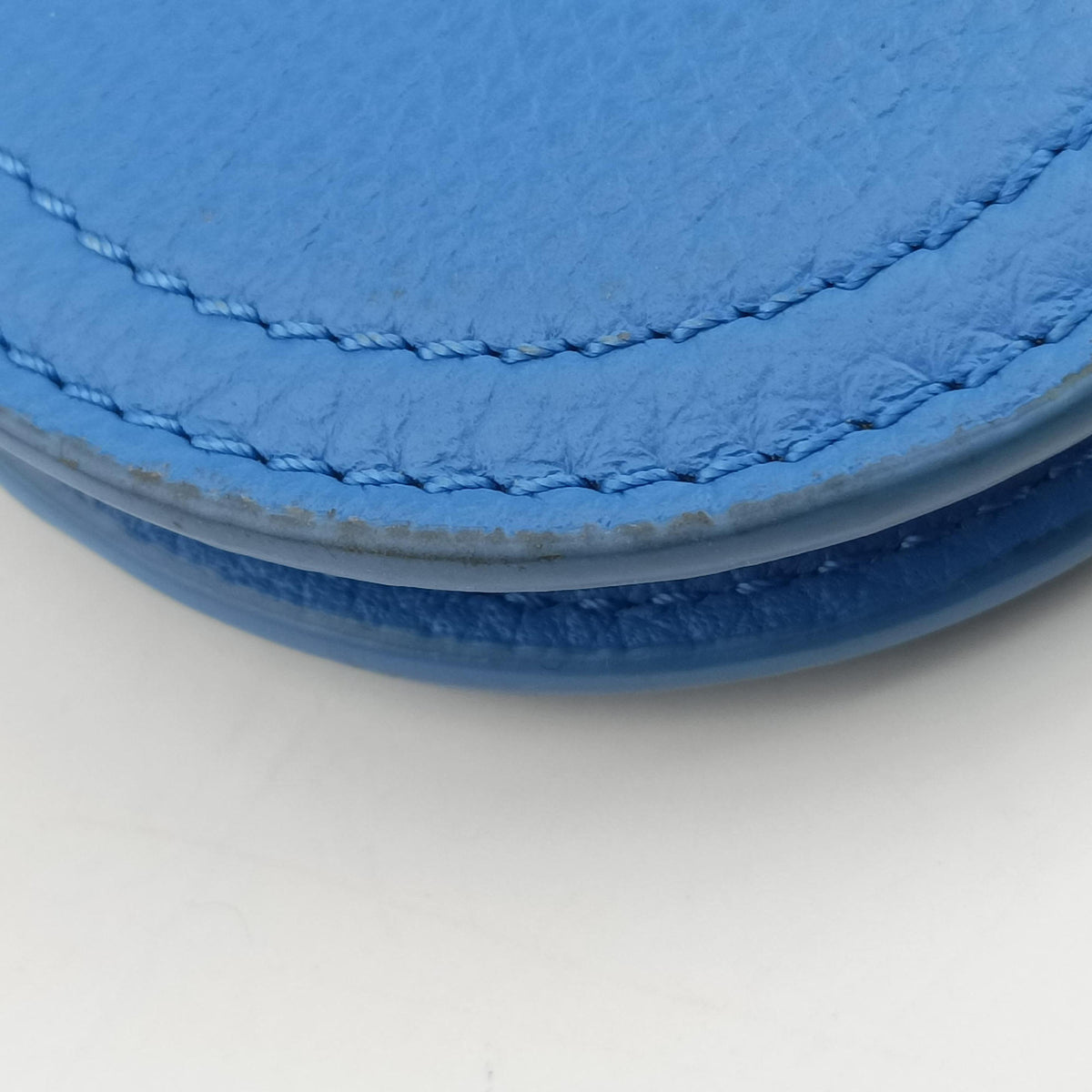 Saddle pouch Blue Leather 19-BO-1109 Xサドルポーチ ブルー レザー 19-BO-1109 X