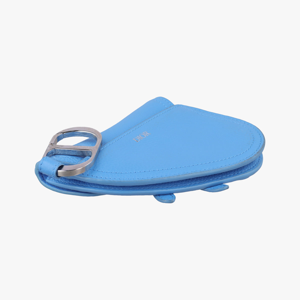 Saddle pouch Blue Leather 19-BO-1109 Xサドルポーチ ブルー レザー 19-BO-1109 X