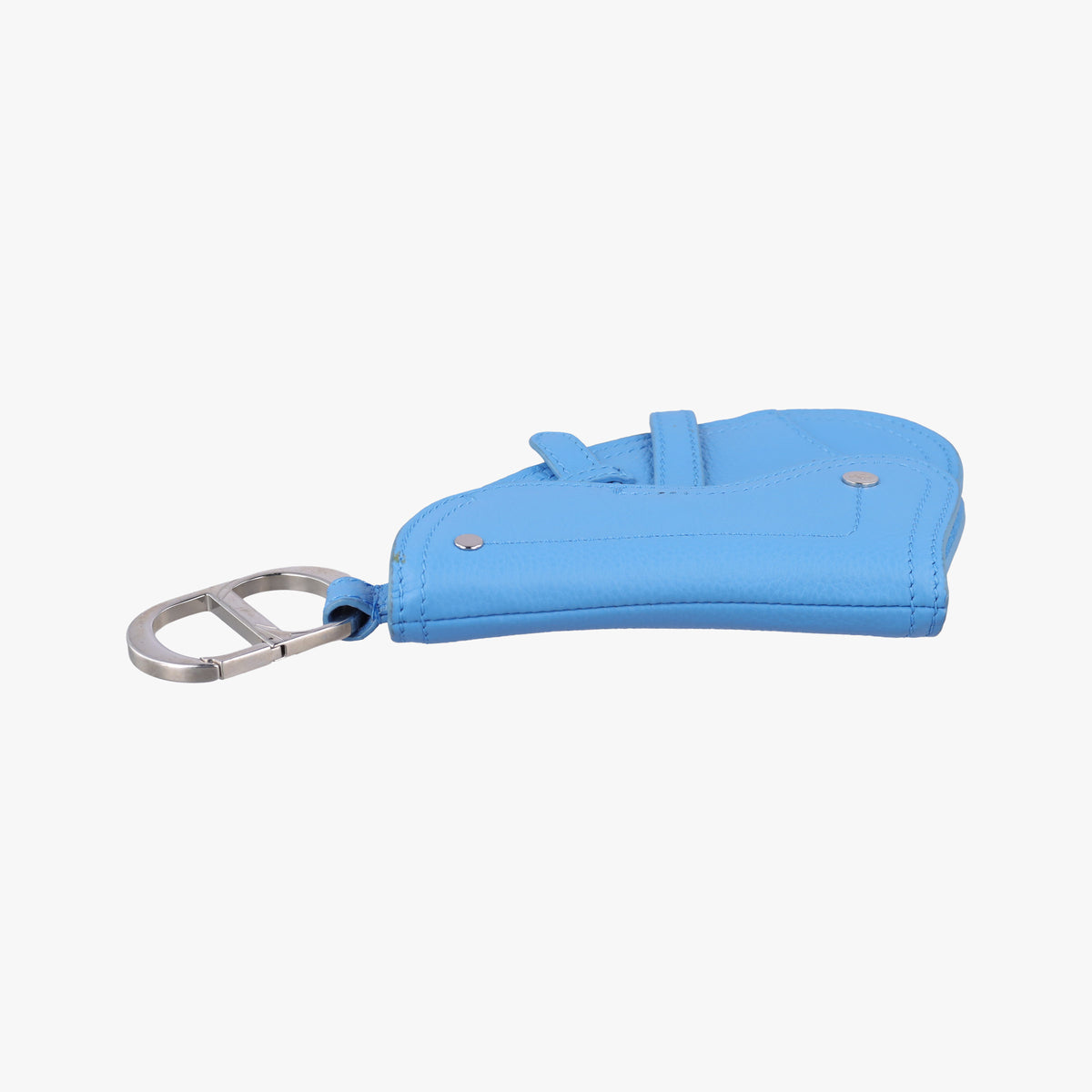 Saddle pouch Blue Leather 19-BO-1109 Xサドルポーチ ブルー レザー 19-BO-1109 X