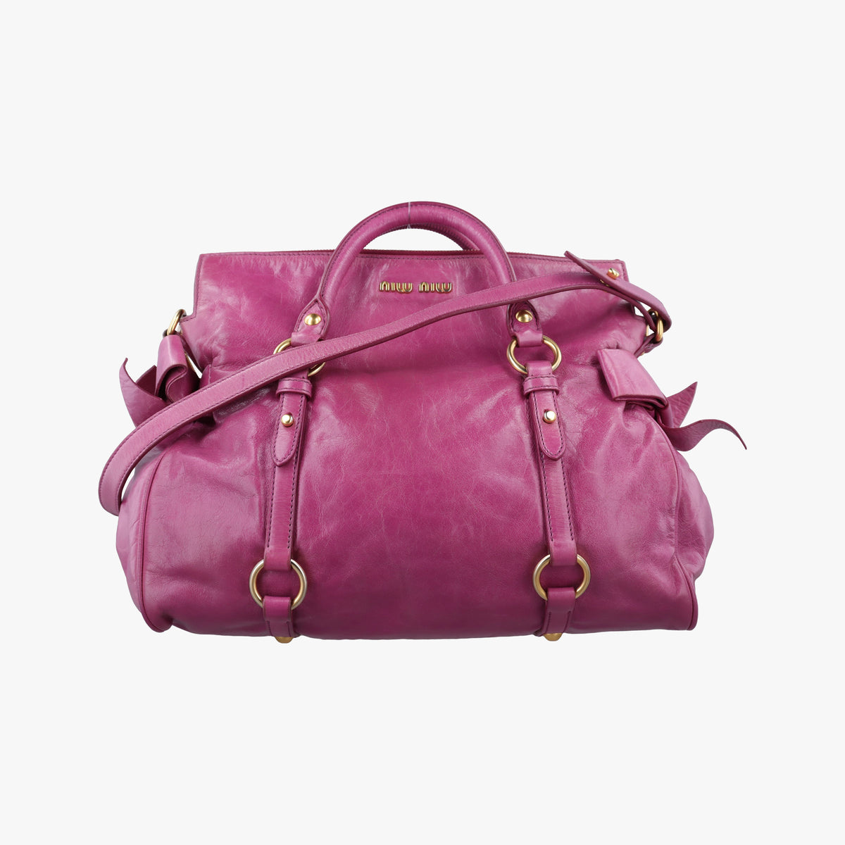 Vittelorux Bow Purple Leather 26ヴィッテロルクス ボー パープル レザー 26