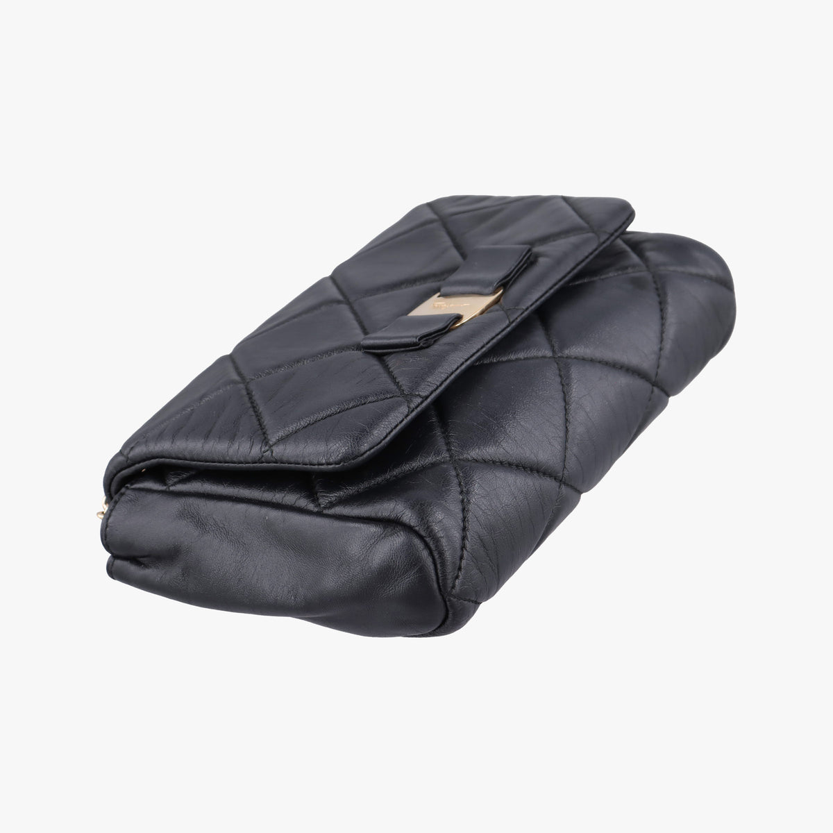 Vara Quilted Black Leather KM-22 C150ヴァラ キルテッド ブラック レザー KM-22 C150