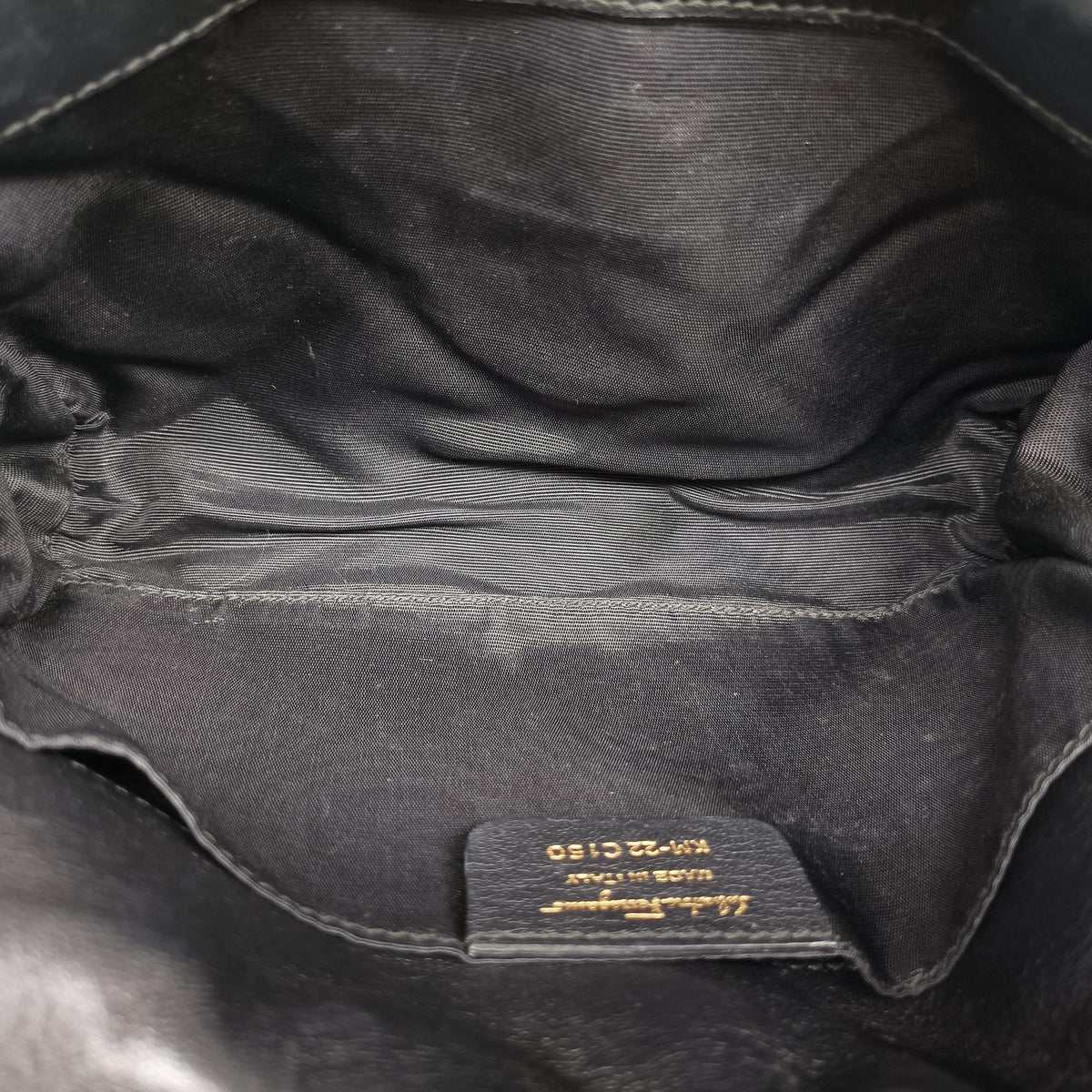 Vara Quilted Black Leather KM-22 C150ヴァラ キルテッド ブラック レザー KM-22 C150
