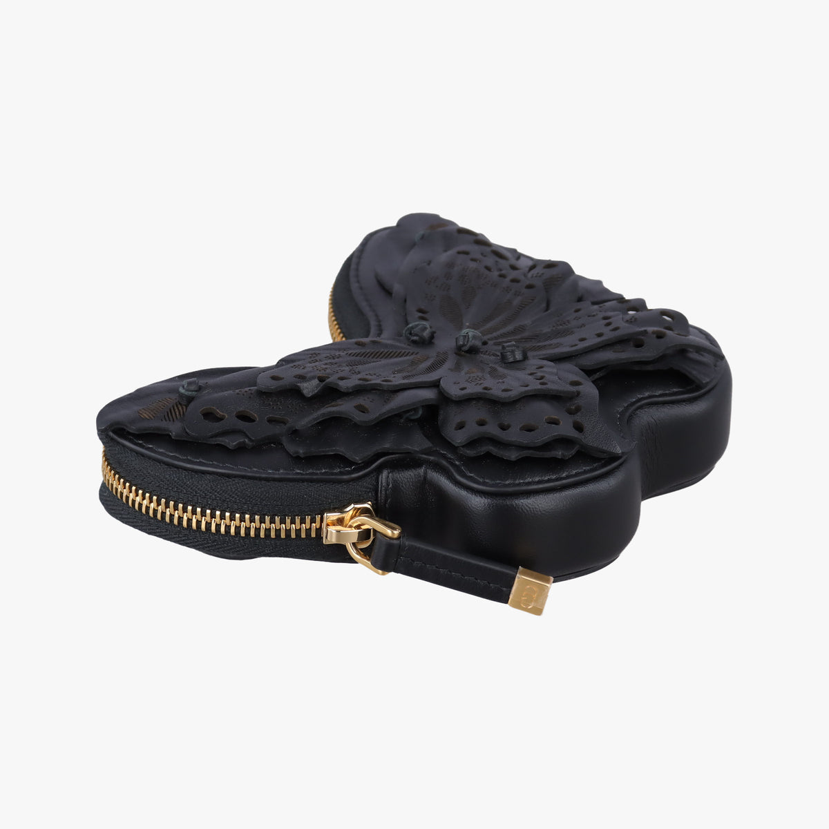 30 Montaigne Removable Black Lambskin 43-MA-120330 モンテーニュ バタフライ ブラック ラムスキン 43-MA-1203