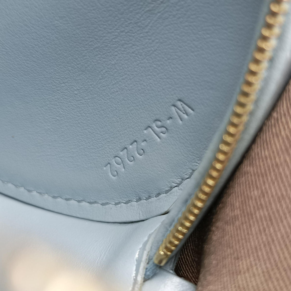 Oval Purse Cuir Triomphe Blue Leather W-SL-2262オーバルパース キュイル トリオンフ ブルー レザー W-SL-2262