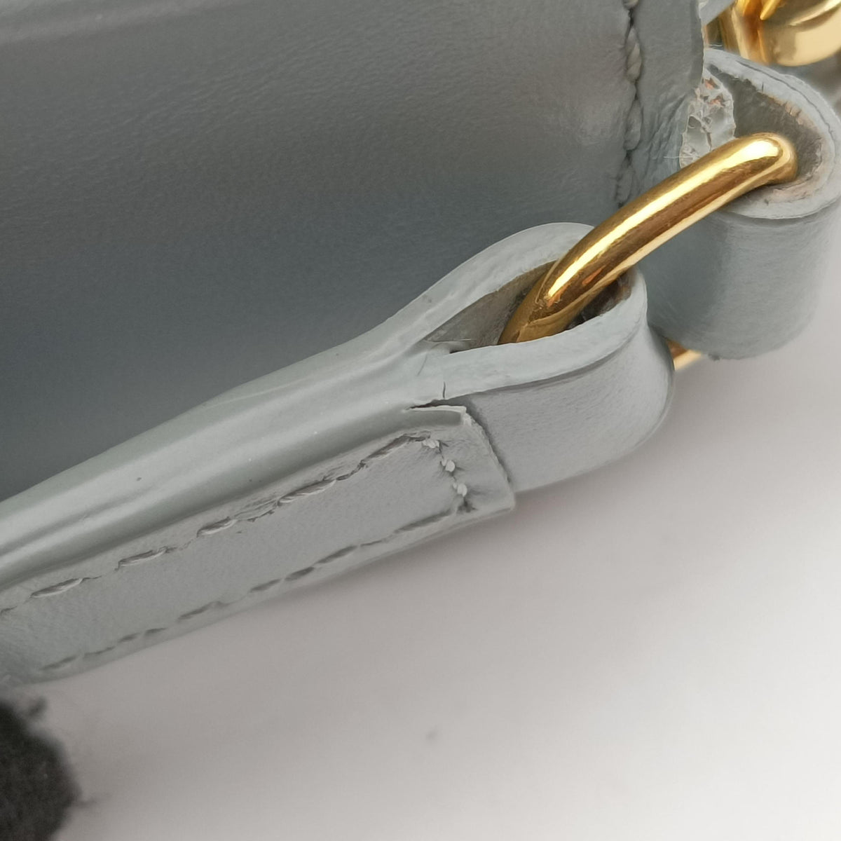 Oval Purse Cuir Triomphe Blue Leather W-SL-2262オーバルパース キュイル トリオンフ ブルー レザー W-SL-2262