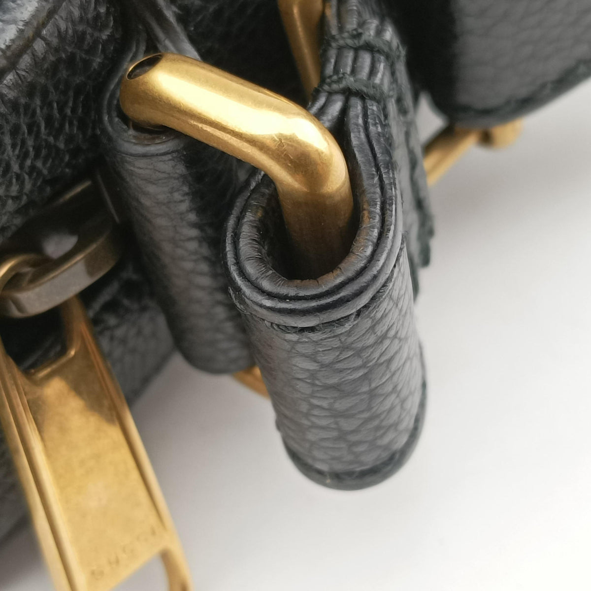 Print Messenger Black Leather 574803 G028991955プリントメッセンジャー ブラック レザー 574803 G028991955