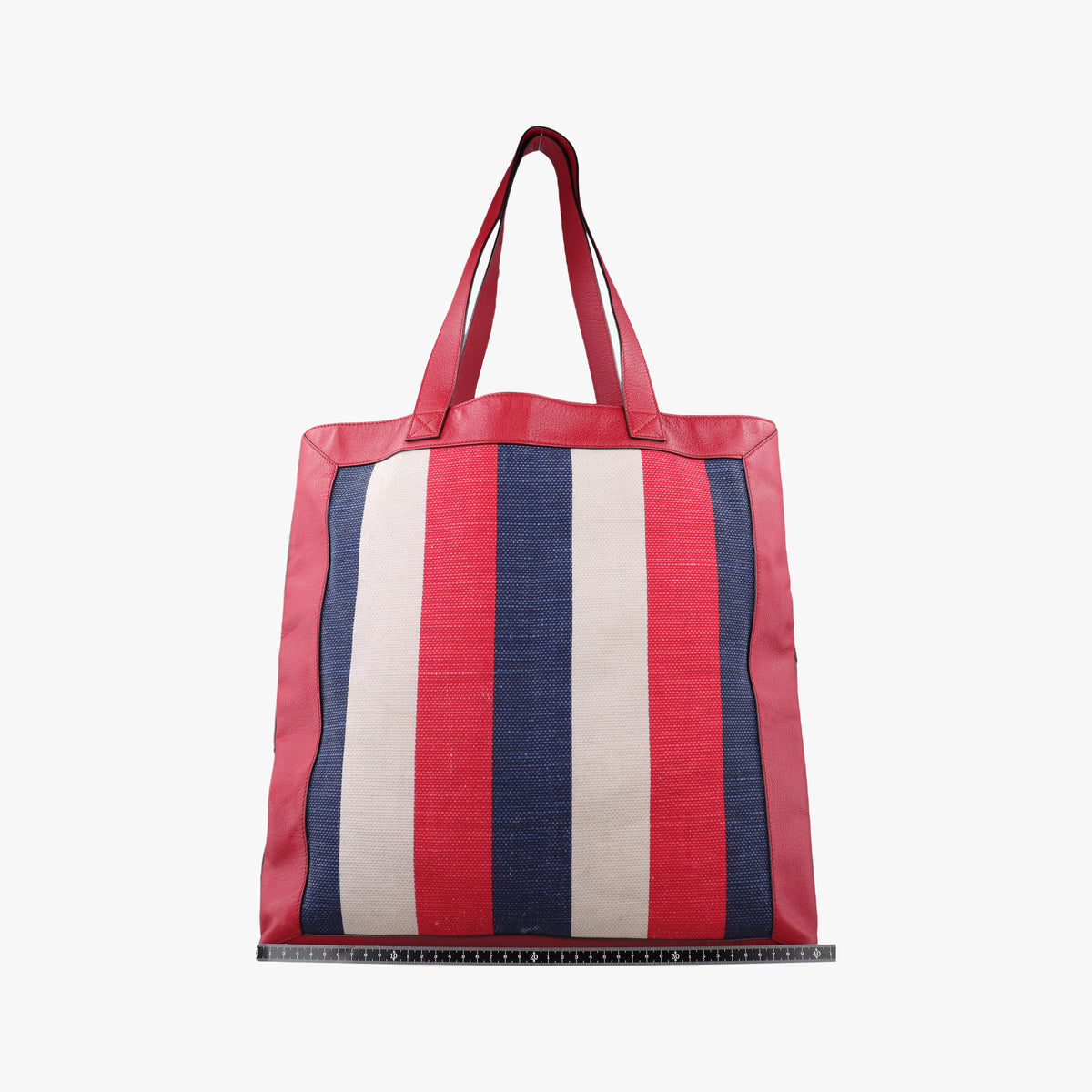 Print Blue×Red×Ivory canvas×leather 523781 F025232802プリント ブルー×レッド×アイボリー キャンバス×レザー 523781 F025232802