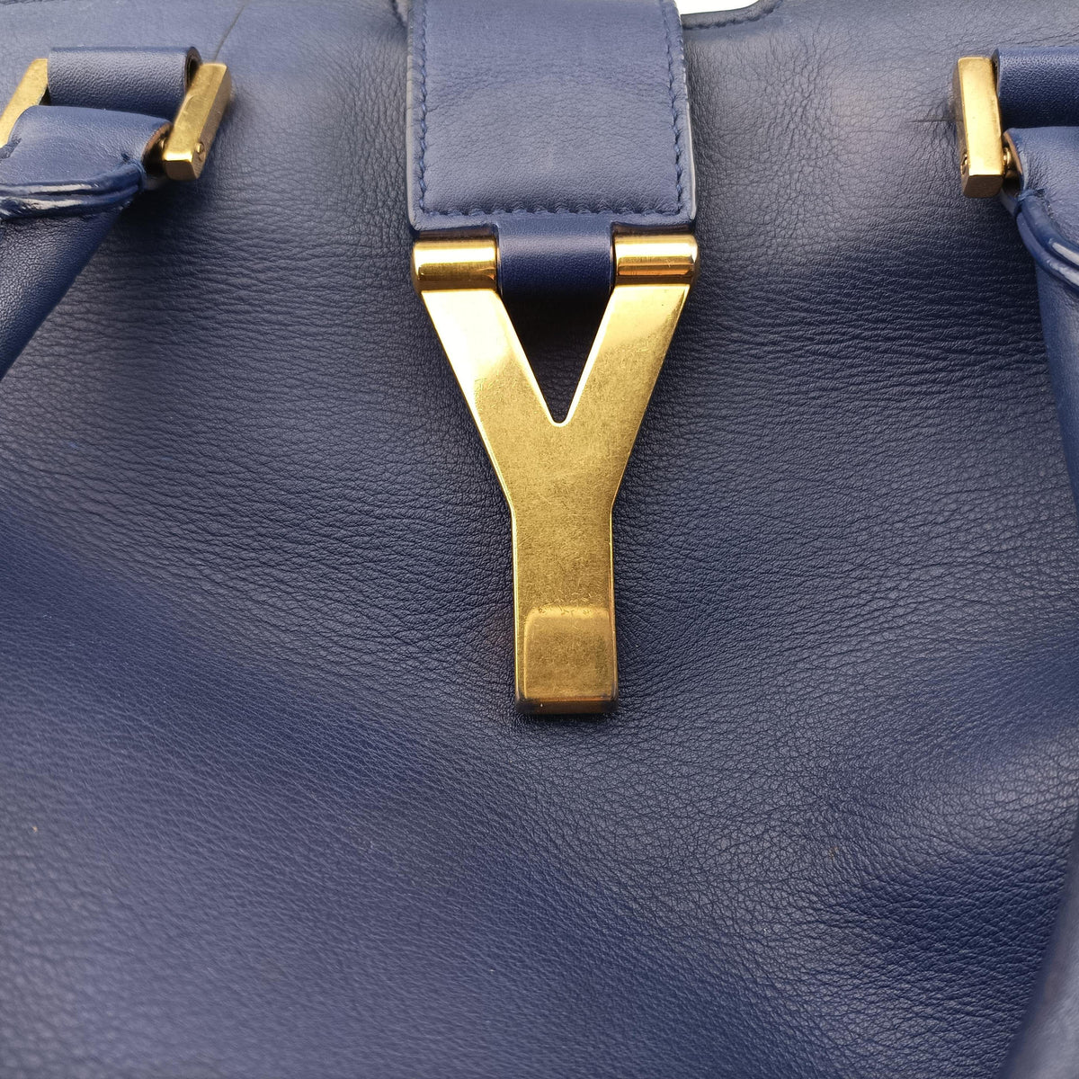 Y Ligne Petit Cabas Blue Leather 311203 311203 213317Yライン プチカバス ブルー レザー 311203 311203 213317