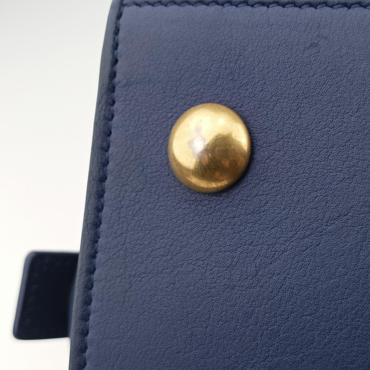 Y Ligne Petit Cabas Blue Leather 311203 311203 213317Yライン プチカバス ブルー レザー 311203 311203 213317