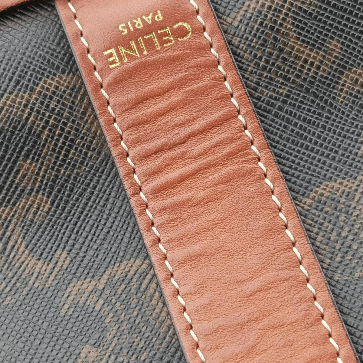Medium Bucket Brown PVC coated canvas×Leather U-CU-0270ミディアム バケット ブラウン PVCコーティングキャンバス×レザー U-CU-0270