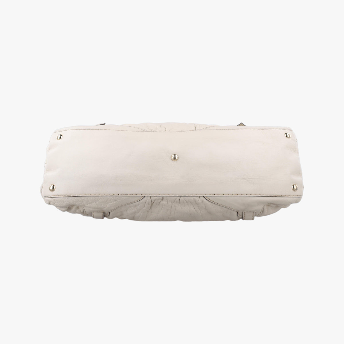 Horsebit Nail White Leather 189890 A2081946ホースビット ホワイト レザー 189890 A2081946