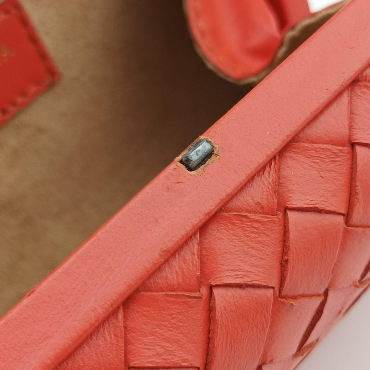 Intrecciato Orange Leather Lot number unknownイントレチャート オレンジ レザー 製番不明