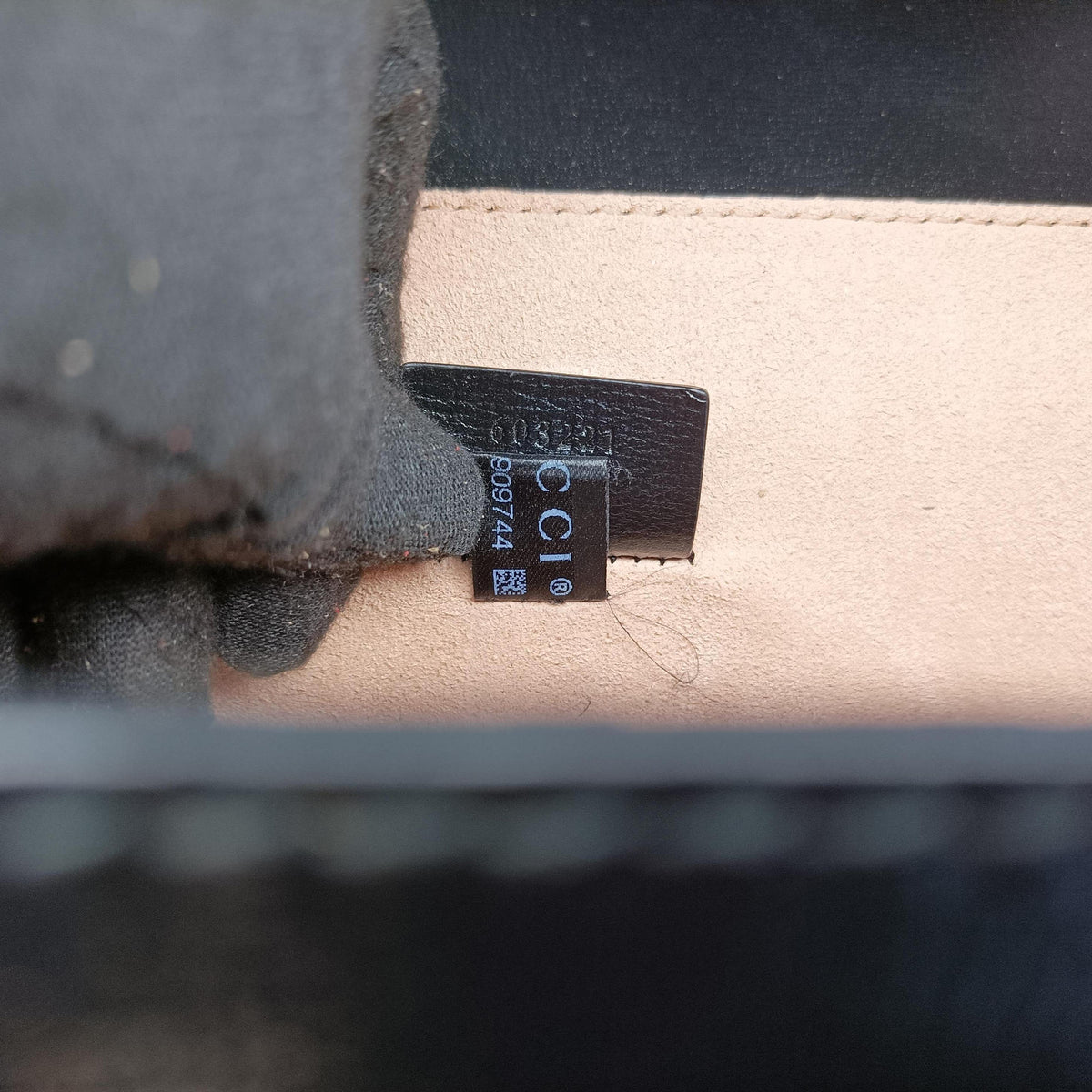Padlock Bamboo Black Leather 603221 D031909744パドロック バンブー ブラック レザー 603221 D031909744
