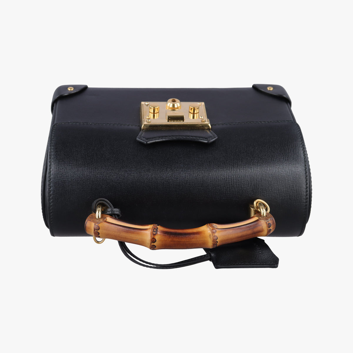 Padlock Bamboo Black Leather 603221 D031909744パドロック バンブー ブラック レザー 603221 D031909744