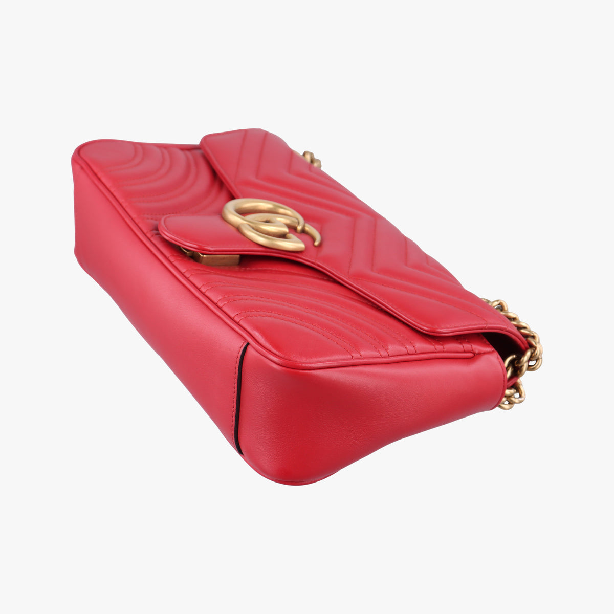GG Marmont Red Leather 443497 B021741947GGマーモント レッド レザー 443497 B021741947