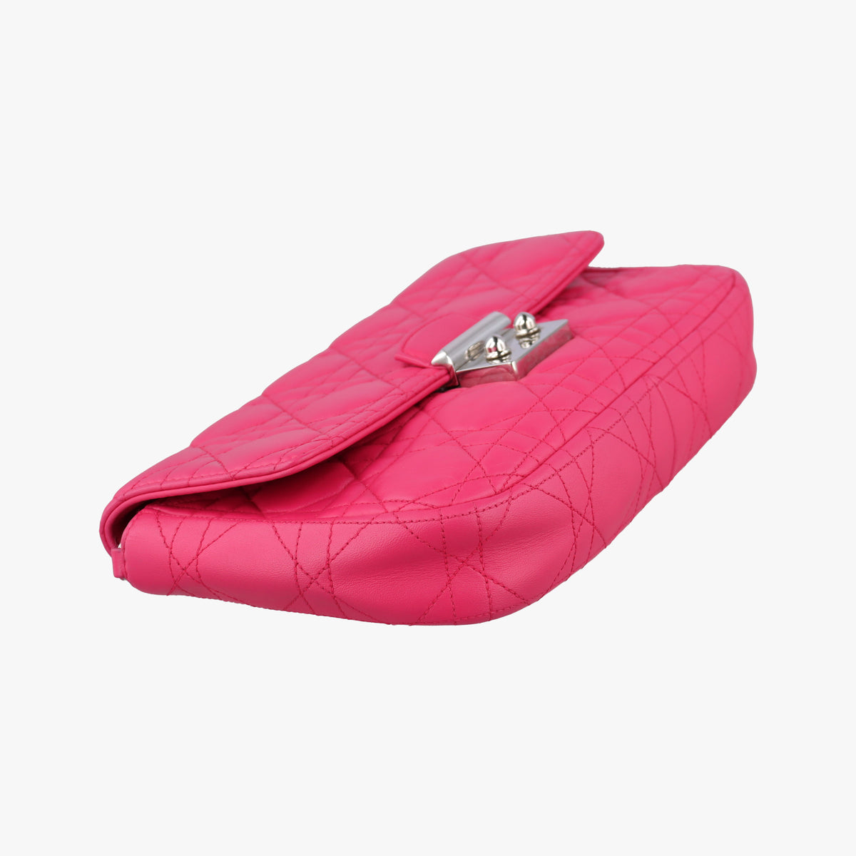 Miss Dior CANNAGE New Lock Rose lambskin 12-MA-1103ミス ディオール カナージュ ニューロック ローズ レッド ラムスキン 12-MA-1103