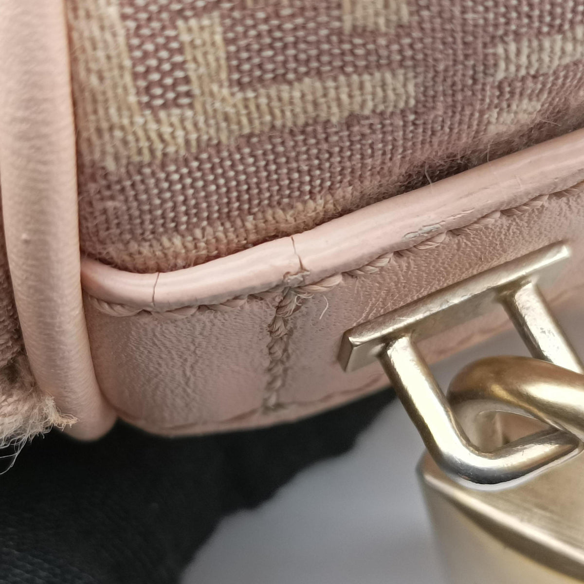 Zucchino boston Pink Canvas 8BL063 Lot number unknownズッキーノ ボストン ピンク キャンバス 8BL063 製番不明