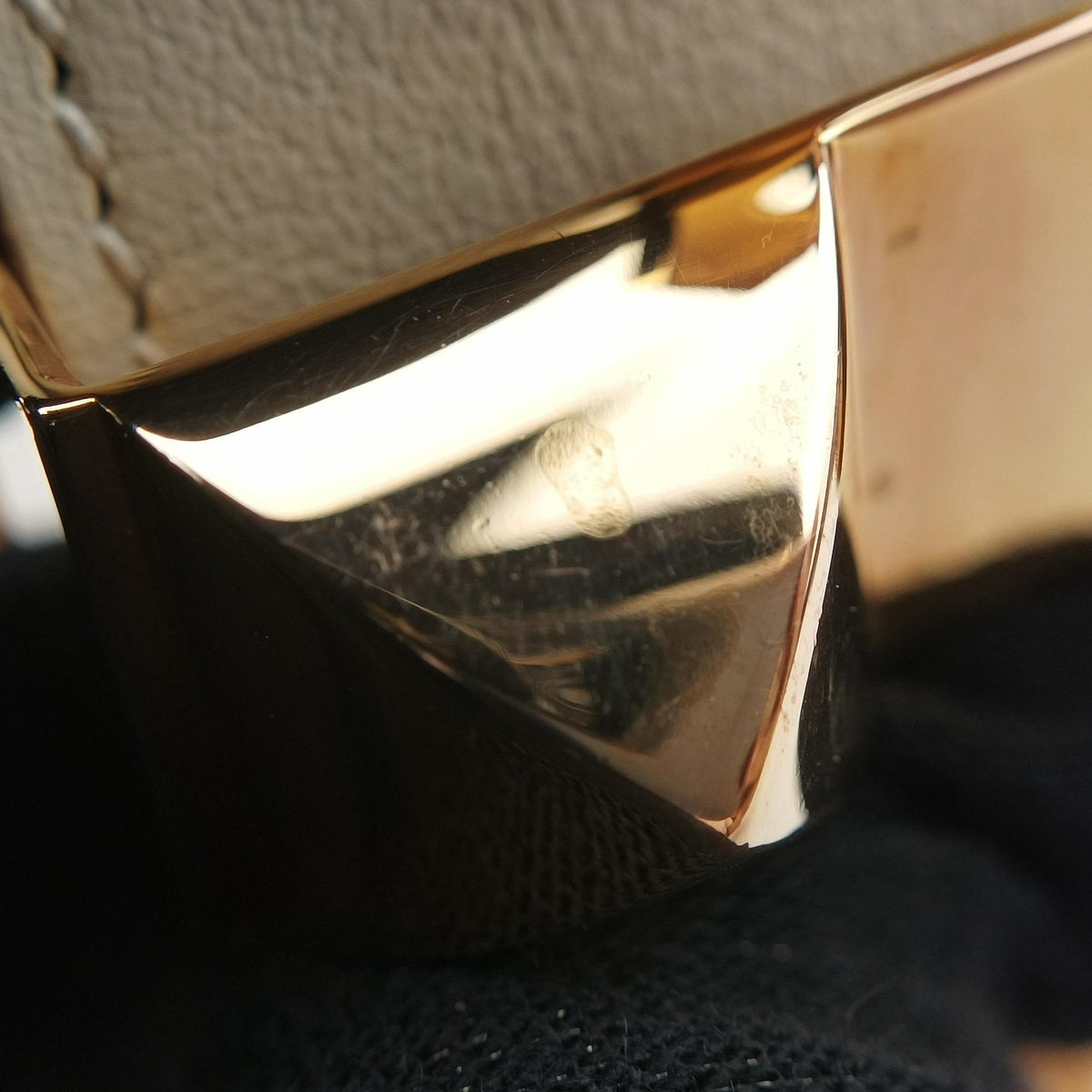 Collier de Chien Beige × Gold Leather × GP S T NM 006コリエ ド シアン ベージュ × ゴールド レザー×GP S T NM 006