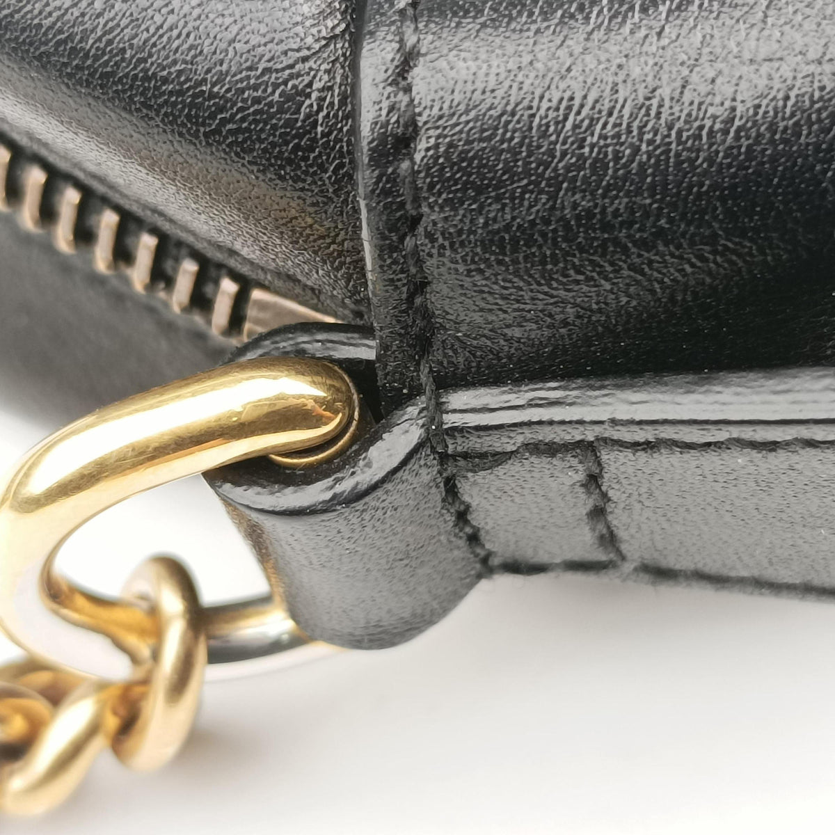 GG Marmont Black×white Leather 448065 H020759899GGマーモント ブラック×ホワイト レザー 448065 H020759899