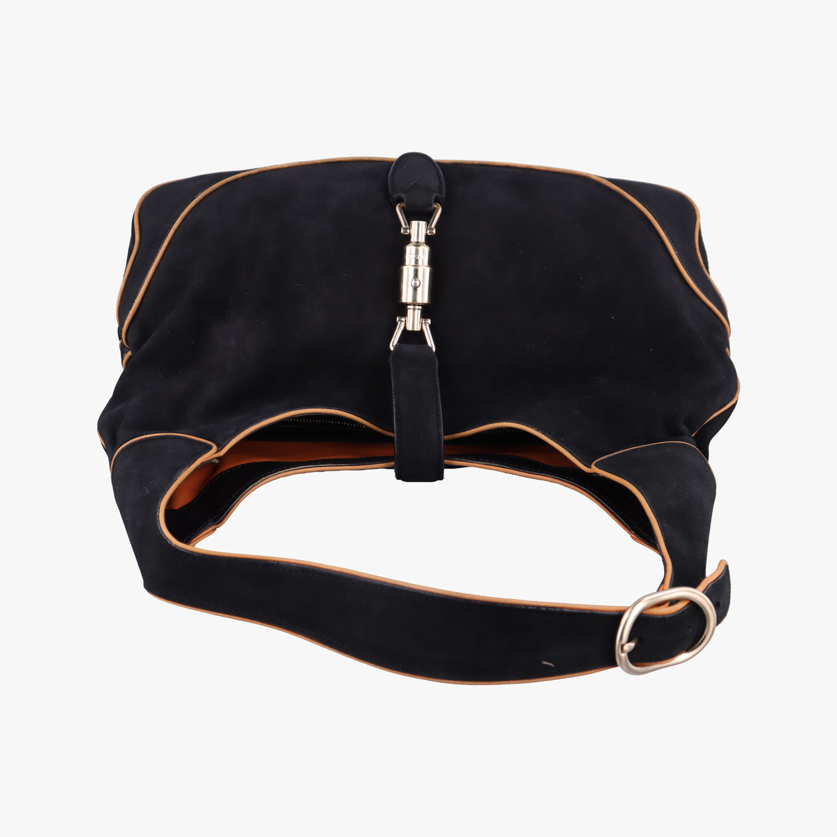 Jackie Flora Hobo Black Suede 277520 H010188801ニュージャッキー ブラック スエード 277520 H010188801