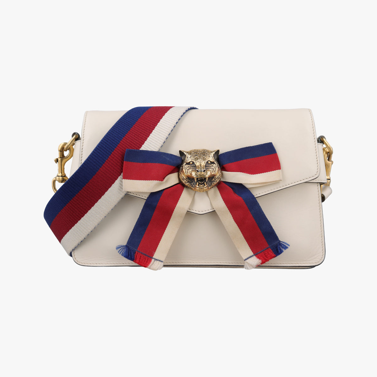 Broadway Tiger Head White Leather 453777 F020986580ブロードウェイ タイガーヘッド ホワイト レザー 453777 F020986580
