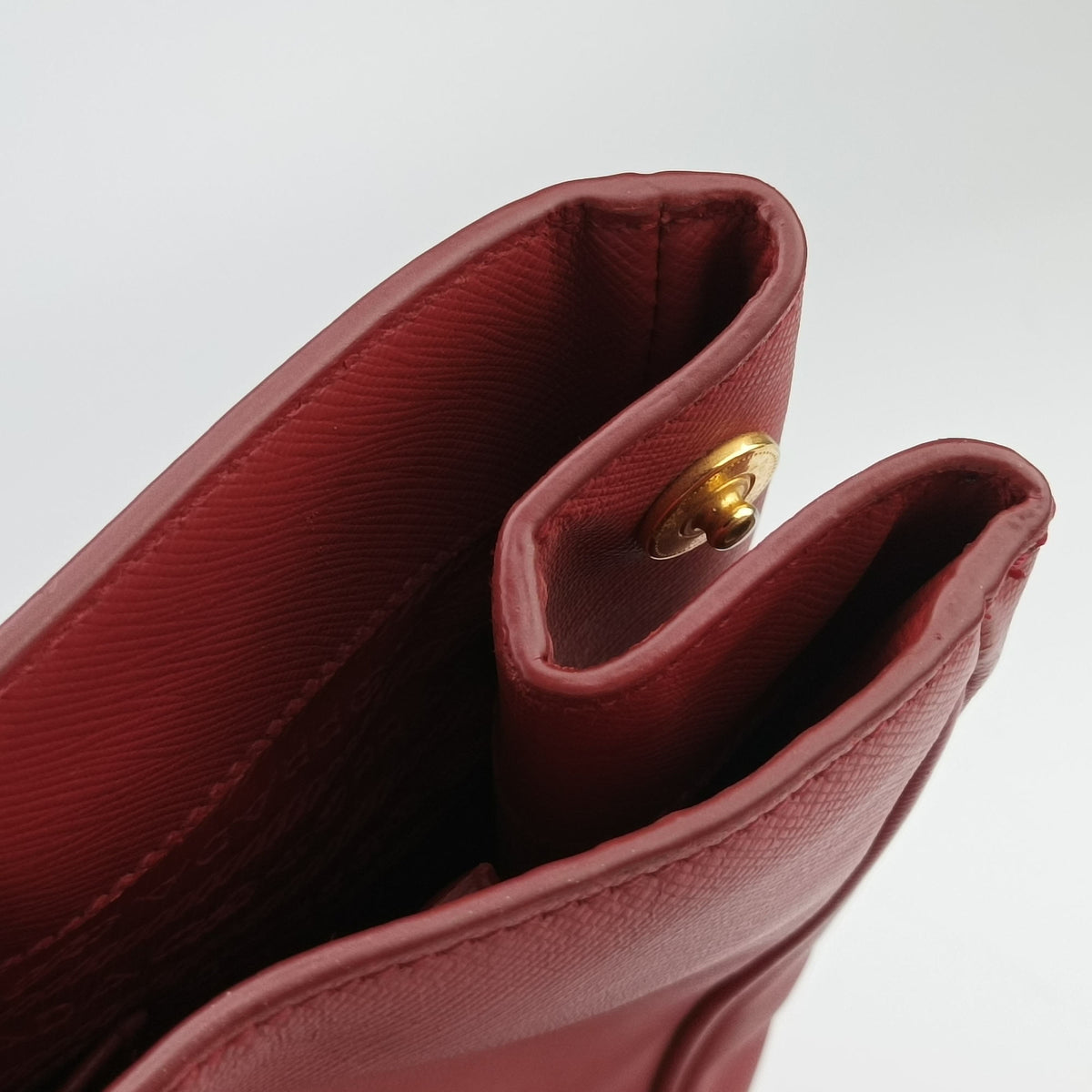 Galleria Red SAFFIANO Leather BN1874 31/Eガレリア レッド サフィアーノレザー BN1874 31/E