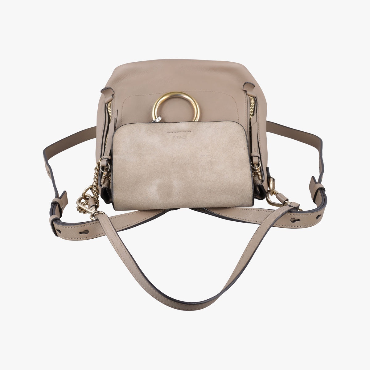 FAYE mini Grey Suede × leather 03 17 70 65 2フェイ ミニ グレー スエード×レザー 03 17 70 65 2