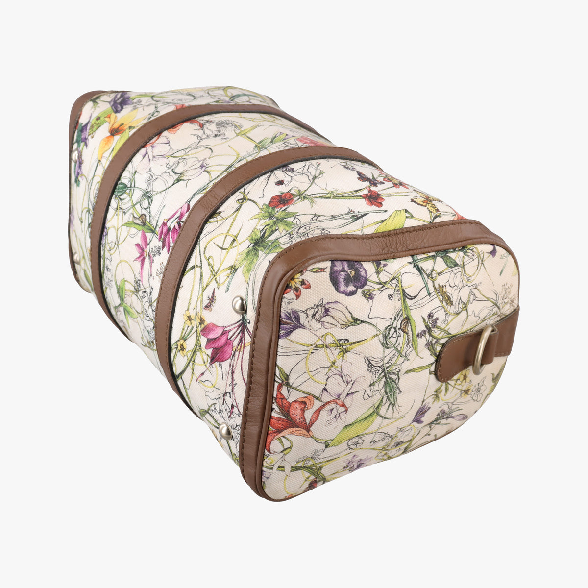 flora print Multicolour canvas×leather 247205 B013135401フローラプリント マルチカラー キャンバス×レザー 247205 B013135401