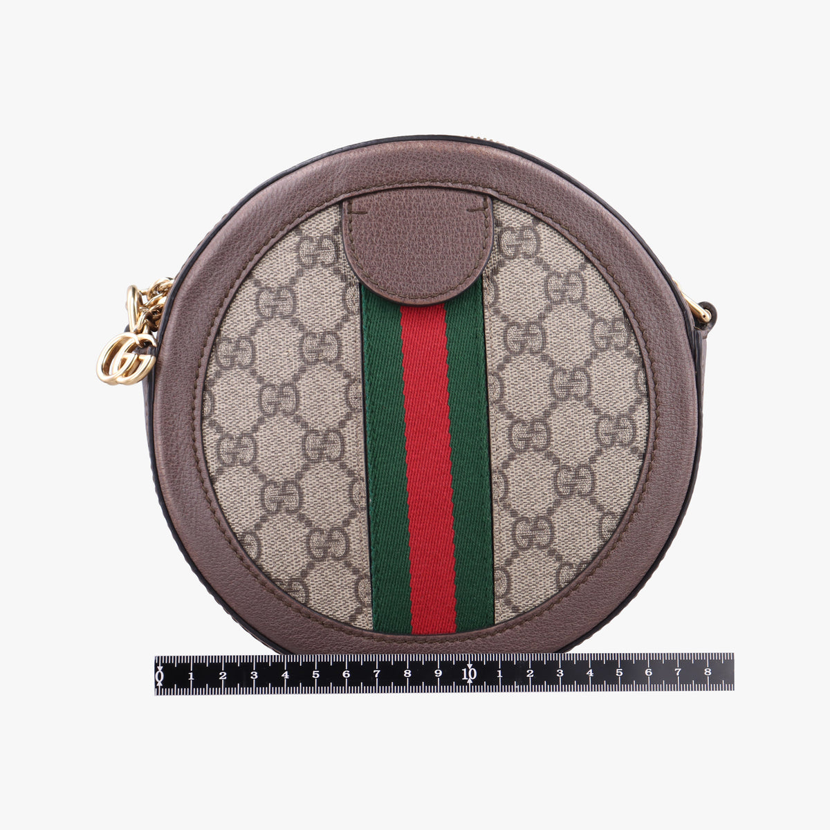 Ophidia Brown×beige PVC coated canvas×Leather 550618 C027693813オフィディア ブラウン×ベージュ PVCコーティングキャンバス×レザー 550618 C027693813