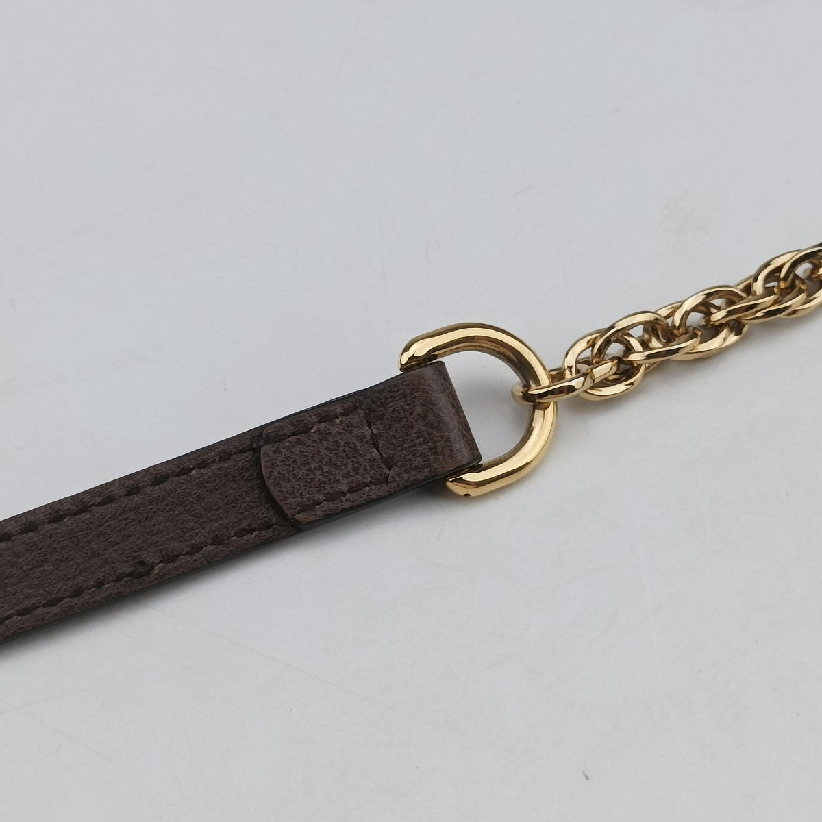 Ophidia Brown×beige PVC coated canvas×Leather 550618 C027693813オフィディア ブラウン×ベージュ PVCコーティングキャンバス×レザー 550618 C027693813