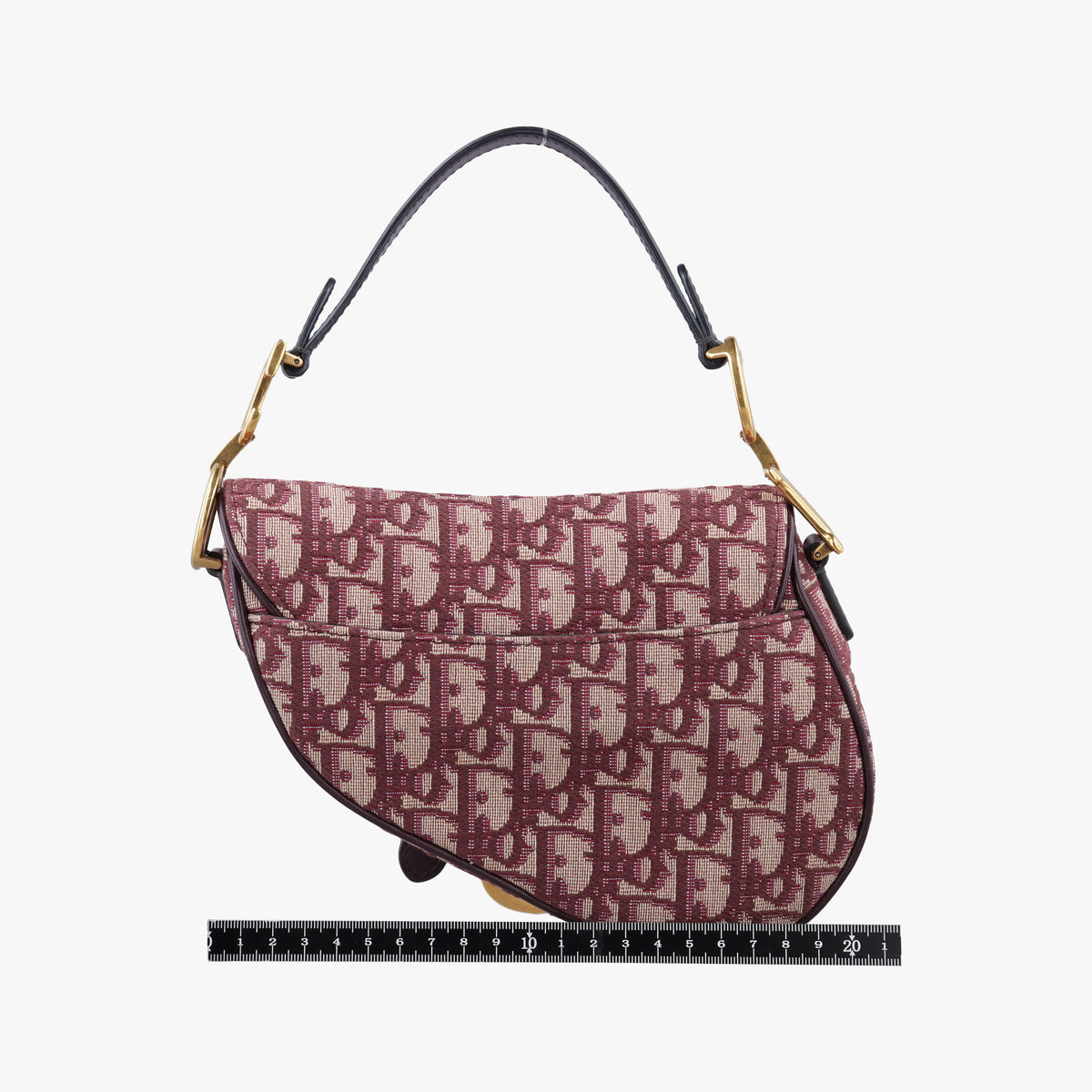 Saddle Burgundy jacquard × leather 05-RU-0119サドル ワインレッド ジャガード×レザー 05-RU-0119