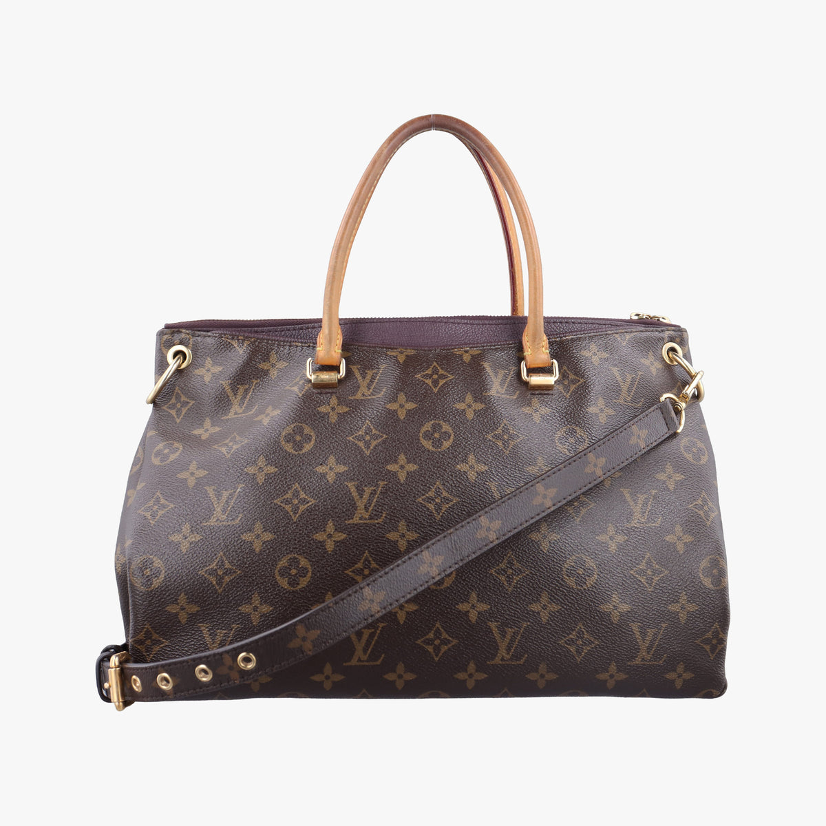 PALLAS brown×purple Monogram Canvas×calf leather M40908 SP4123パラス モノグラム/ブラウン×パープル モノグラムキャンバス×カーフレザー M40908 SP4123