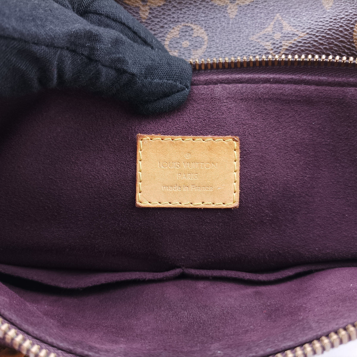 PALLAS brown×purple Monogram Canvas×calf leather M40908 SP4123パラス モノグラム/ブラウン×パープル モノグラムキャンバス×カーフレザー M40908 SP4123