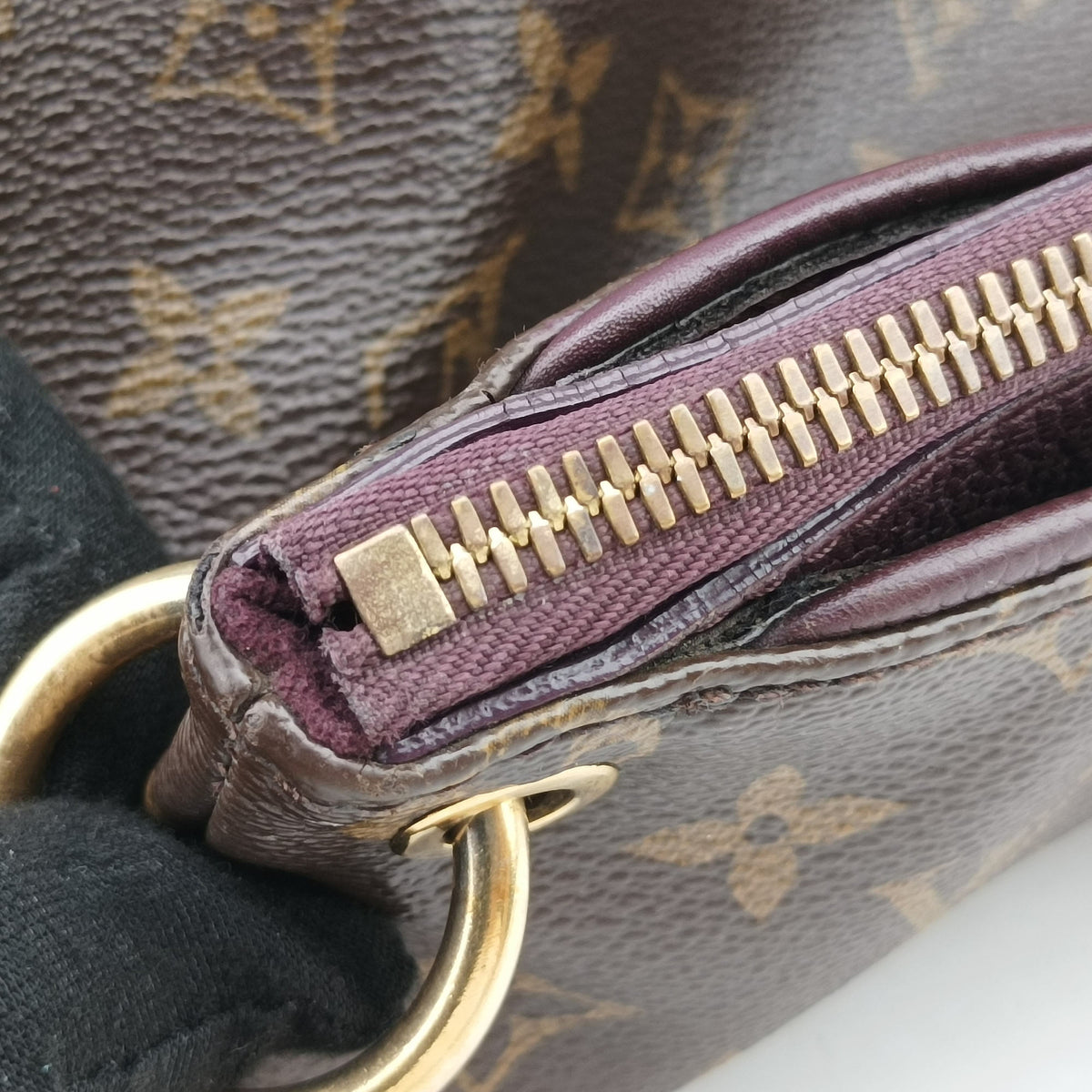 PALLAS brown×purple Monogram Canvas×calf leather M40908 SP4123パラス モノグラム/ブラウン×パープル モノグラムキャンバス×カーフレザー M40908 SP4123