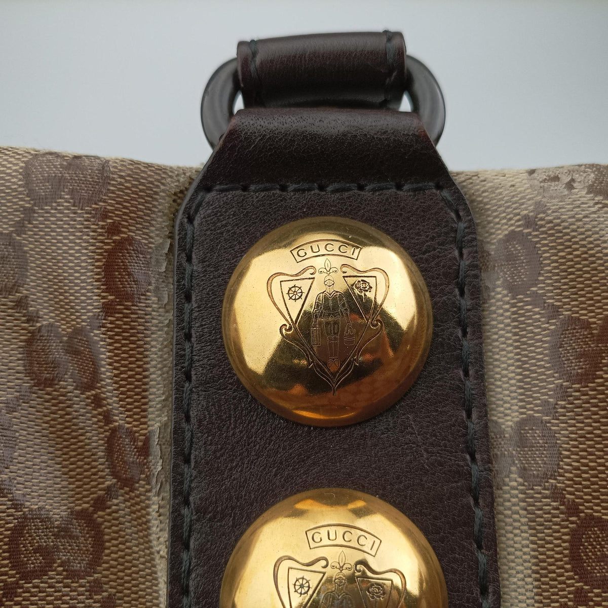Babushka Multicolour PVC coated canvas×Leather 207775 D2795682バブーシュカ マルチカラー PVCコーティングキャンバス×レザー 207775 D2795682