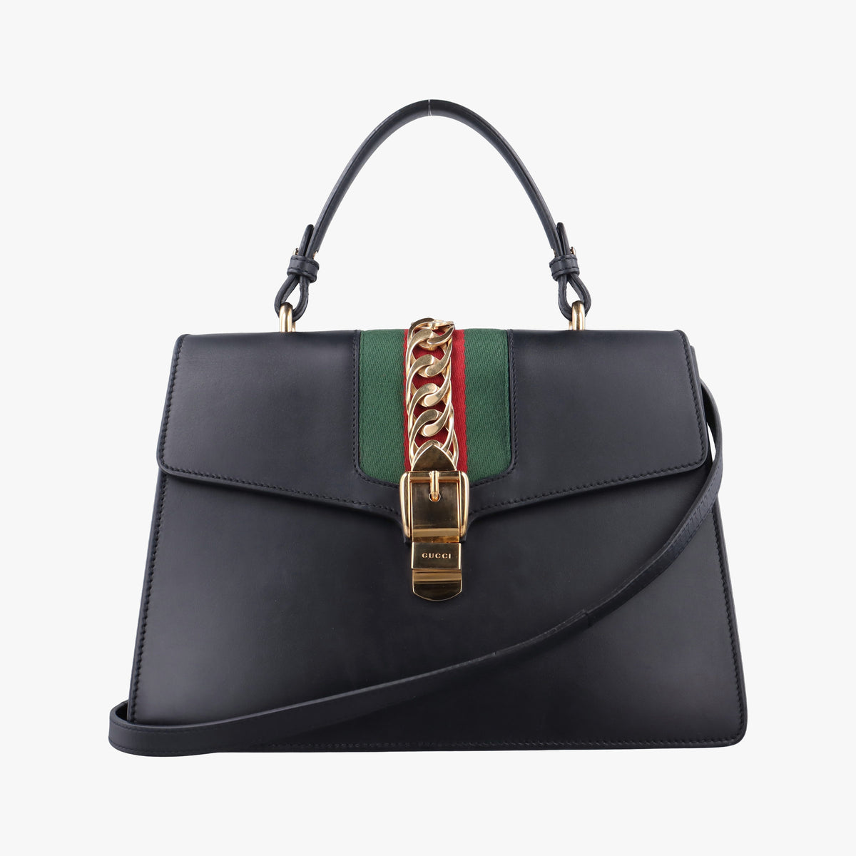 Sylvie Black Leather 431665 C019861202シルヴィ ブラック レザー 431665 C019861202