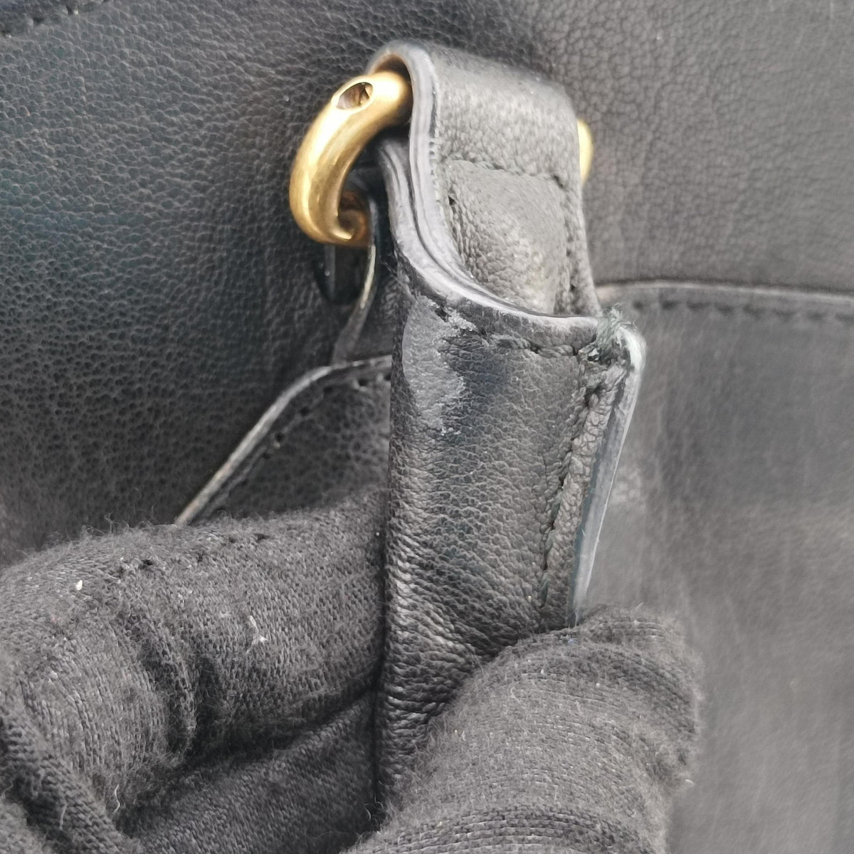 Cabas ChYc Black Leather 279079 279079.213317カバス シック ブラック レザー 279079 279079.213317