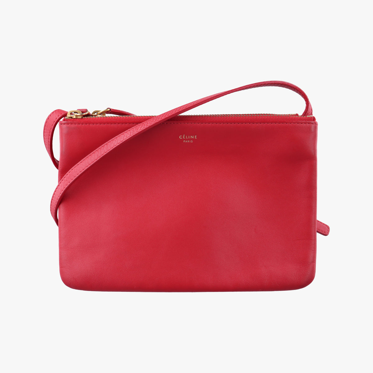 TRIO Red lambskin S-GA-4177トリオ レッド ラムスキン S-GA-4177