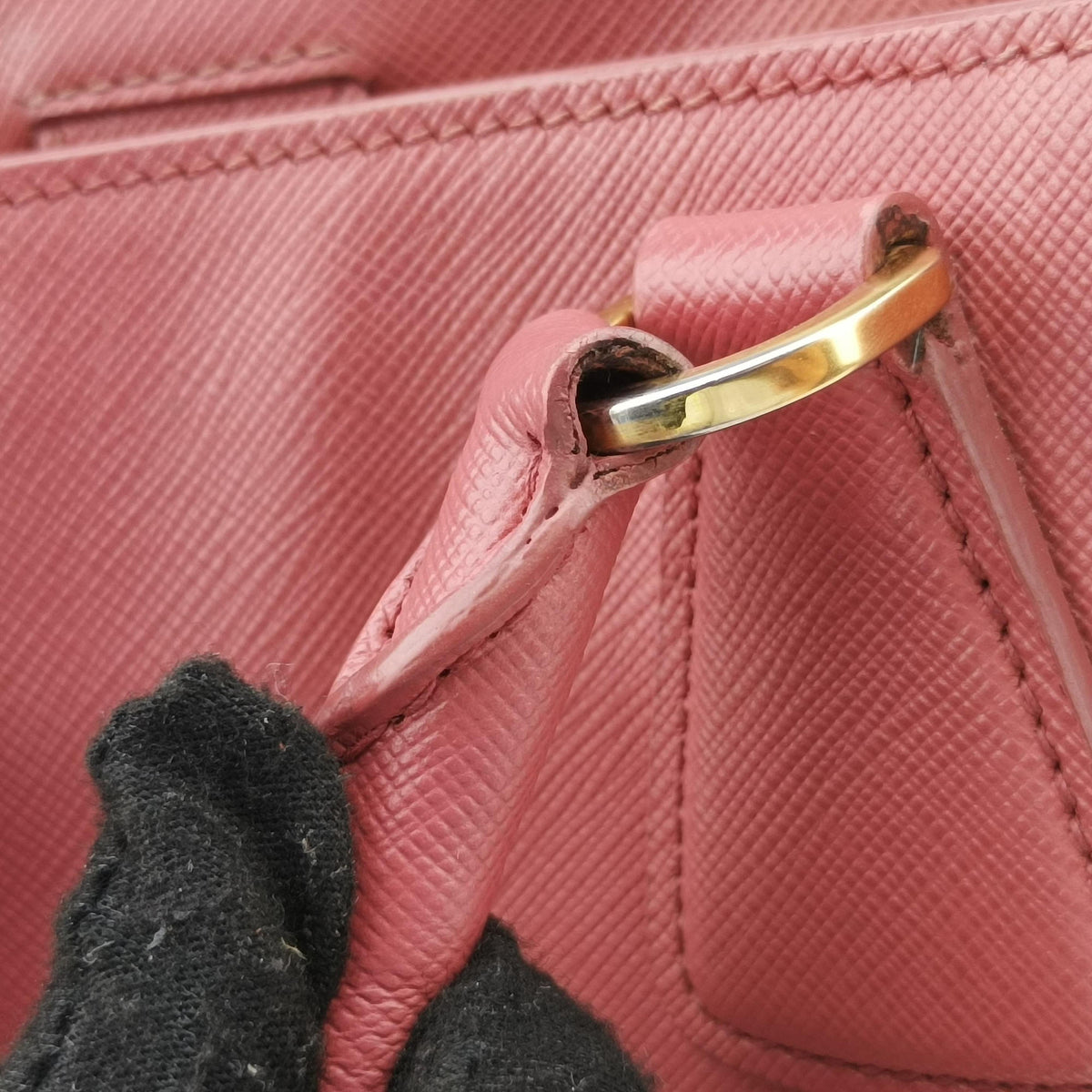 Galleria Pink SAFFIANO Leather BN1844 14/Kガレリア ピンク サフィアーノレザー BN1844 14/K